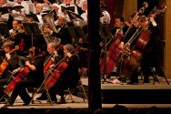 The Mendocino Music Festival Orchestra and Chorus in the final concert.