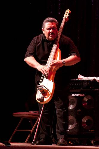 Rene Camacho on electric upright bass.