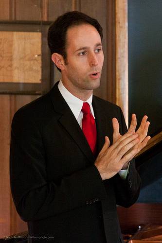 Pianist Spencer Myer at Preston Hall for his performance in the Piano Series of MMF 2011.