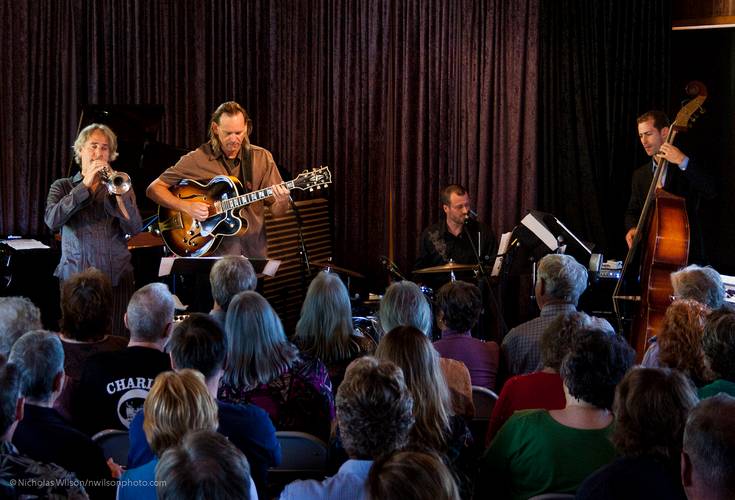 The Dave Scott Jazz Quartet at Preston Hall at the first concert of the new Jazz Series.