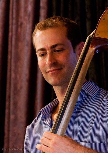Daniel Fabricant on bass with Dave Scott Quartet.