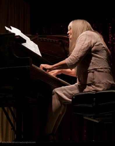 Susan Waterfall at the piano.