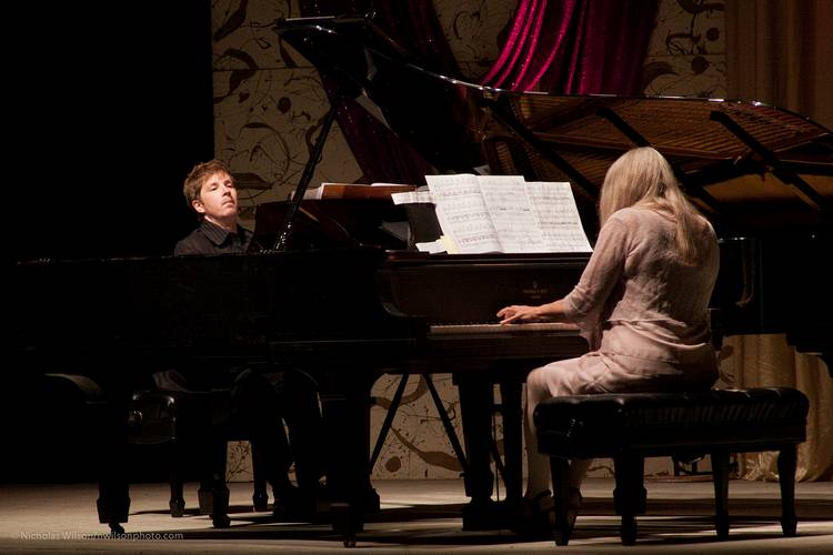 Susan Waterfall and Julian Waterfall Pollack play Gershwin's "I Got Rhythm" Variations.