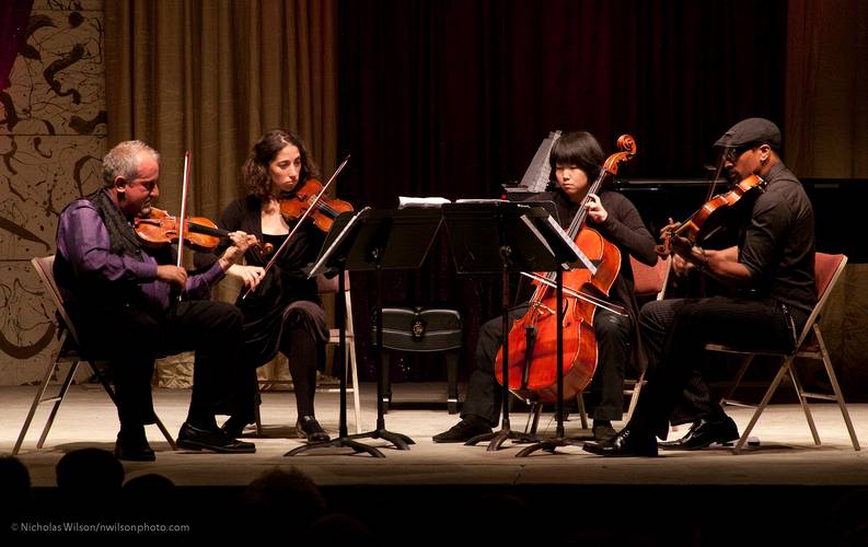 Quartet San Francisco in performance at the Mendocino Music Festival 2011