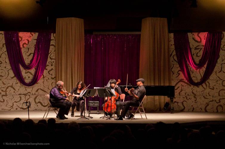 Quartet San Francisco in performance at the Mendocino Music Festival 2011