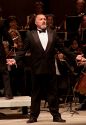 Baritone Hector Vasquez in performance with the Mendocino Music Festival Orchestra during the OperaFest program.