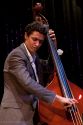 Noah Garabedian on bass with the Julian Pollack Trio.