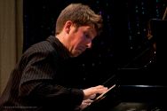 Jazz pianist and composer Julian Waterfall Pollack in performance at the Mendocino Music Festival 2011