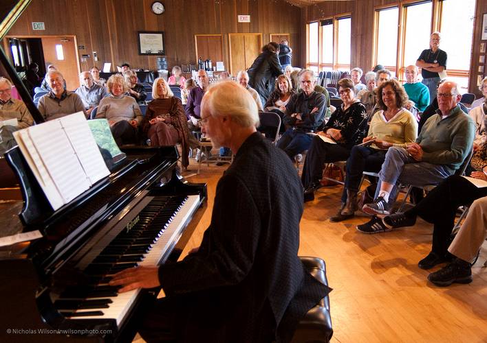 Pianist John Gilmore in concert at Preston Hall.