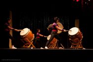 San Jose Taiko in performance at Mendocino Music Festival 2011