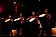 San Jose Taiko in performance at Mendocino Music Festival 2011