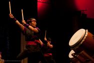 San Jose Taiko in performance at Mendocino Music Festival 2011