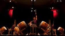 San Jose Taiko in performance at Mendocino Music Festival 2011