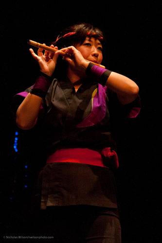 San Jose Taiko in performance at Mendocino Music Festival 2011