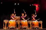 San Jose Taiko in performance at Mendocino Music Festival 2011