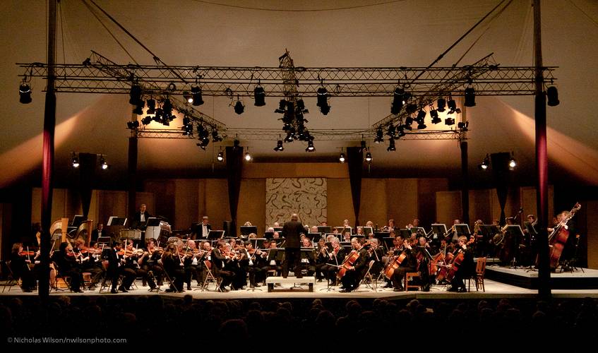 Orchestra Concert No. 2 was in memory of MMF co-founders Walter Green and Polly.