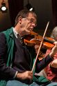 Roy Malan, Concertmaster and Principal Violin, in rehearsal for the final concert.