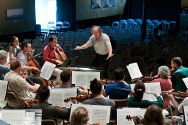 Rehearsal for the final concert.