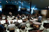 Rehearsal for the final concert.