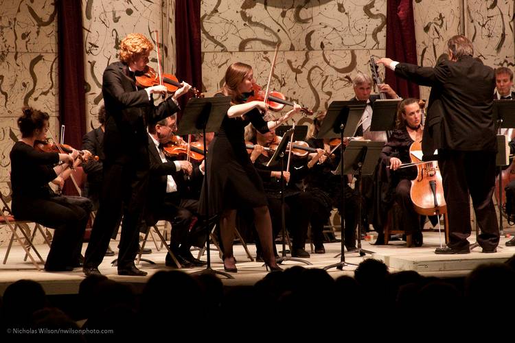 The Mendocino Music Festival Chamber Orchestra featuring soloists from the Emerging Artists program.