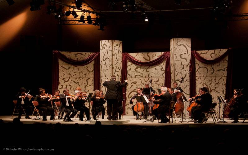 The Mendocino Music Festival Chamber Orchestra.