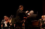 Les Pfutzenreuter conducts The Mendocino Music Festival Chamber Orchestra.