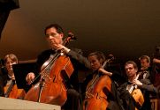 Stephen Harrison leads the cello section.