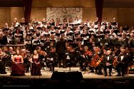 The full orchestra and chorus of the Mendocino Music Festival 2011