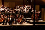 The full orchestra and chorus of the Mendocino Music Festival 2011