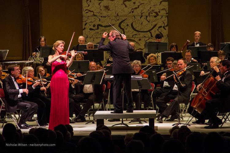 Opening night: Orchestra Concert 1 featuring Elizabeth Pitcairn, violin.