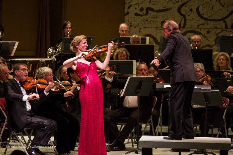 Opening night: Orchestra Concert 1 featuring Elizabeth Pitcairn, violin.