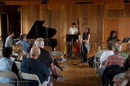 The Hitomi Oba Group performed original compositions featuring her saxophone and vocals.