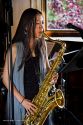 The Hitomi Oba Group performed original compositions featuring her saxophone and vocals.