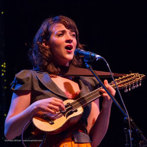 New York based singer/songwriter Becca Stevens performed in the big tent.