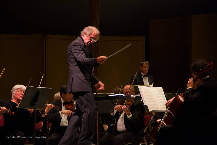 Maestro Allan Pollack conducts the Festival Orchestra in performance of Mozart's "Jupiter" Symphony No. 41.