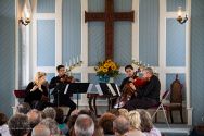 Chamber Masterworks concert in the sanctuary of historic Mendocino Presbyterian Church featuring principal musicians from the Festival Orchestra.
