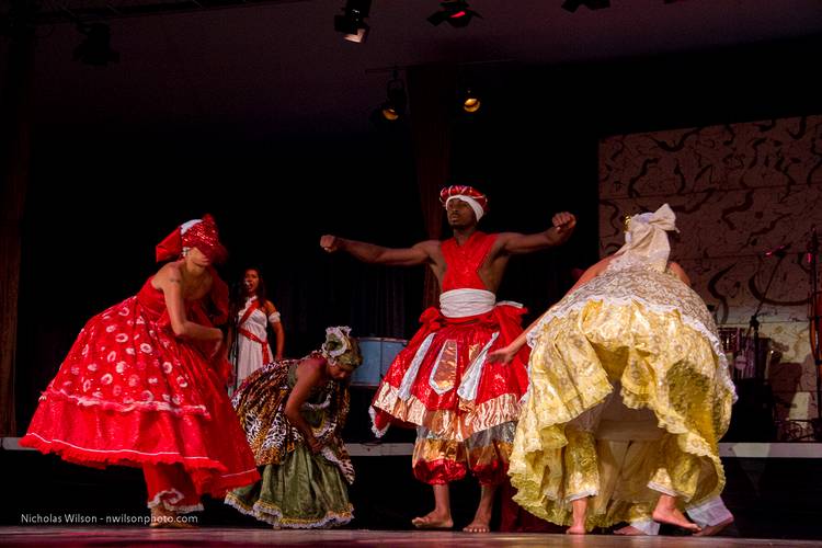 Award-winning dance company Viver Brasil provided a colorful, high energy performance.