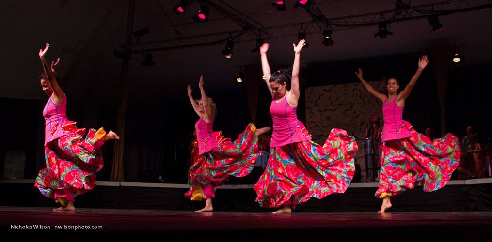 Award-winning dance company Viver Brasil provided a colorful, high energy performance.