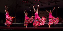 Award-winning dance company Viver Brasil provided a colorful, high energy performance.