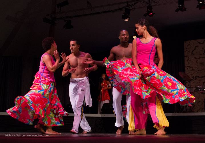 Award-winning dance company Viver Brasil provided a colorful, high energy performance.