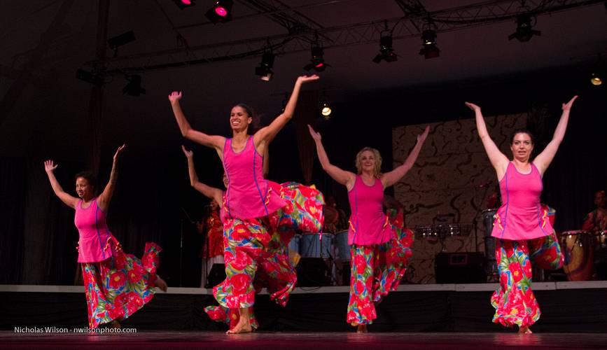 Award-winning dance company Viver Brasil provided a colorful, high energy performance.