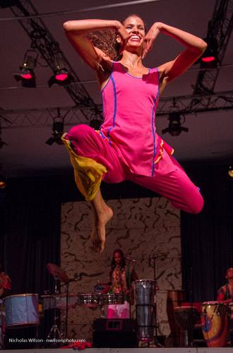 Award-winning dance company Viver Brasil provided a colorful, high energy performance.