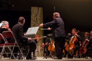 The Festival Chamber Orchestra conducted by Les Pfutzenreuter.