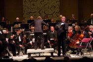 Baritone Hector Vasquez performs Mahler's Song of the Earth with the Mendocino Music Festival Orchestra.