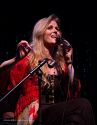 Jazz vocalist Tierney Sutton and her band in the MMF concert tent.