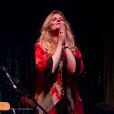 Jazz vocalist Tierney Sutton and her band in the MMF concert tent.