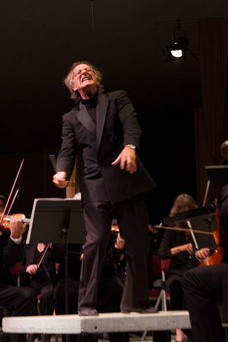 Maestro Allan Pollack in this rapid-fire sequence conducts the climax of Mussorgsky's Pictures at an Exhibition with the MMF Orchestra to end the 2012 season, the festival's 26th year.