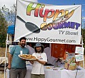 The Hippy Gourmet syndicated TV show booth at SolFest 2007