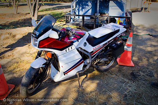 Real Goods' converted Honda Electric Interceptor at SolFest 2007