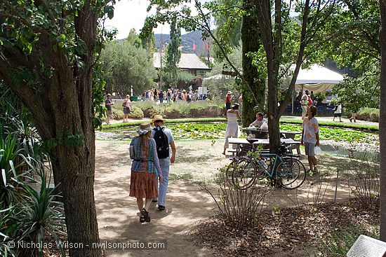 Grounds of the Solar Living Center in Hopland, CA during SolFest 2007